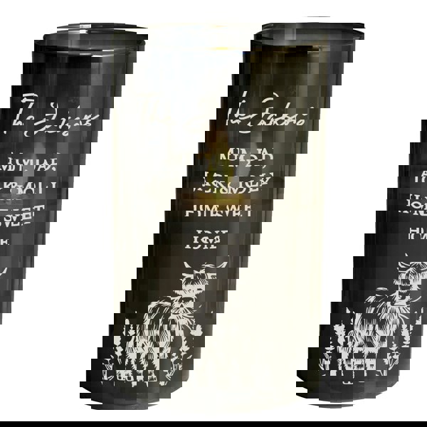 Personalised Memento Company Personalised Highland Cow Glass LED Candle