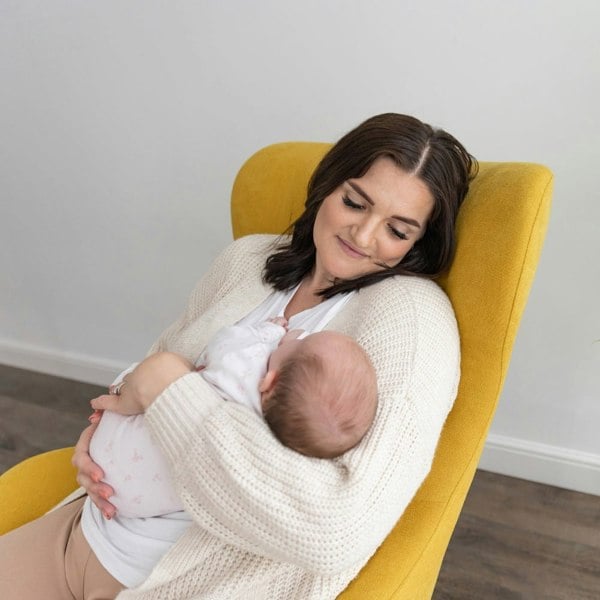 Paxton Rocking Nursing Chair Mustard Yellow