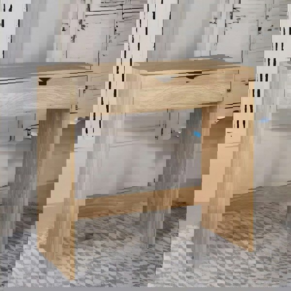 Rafaelo Mobilia 1 Drawer Dressing Table Oak
