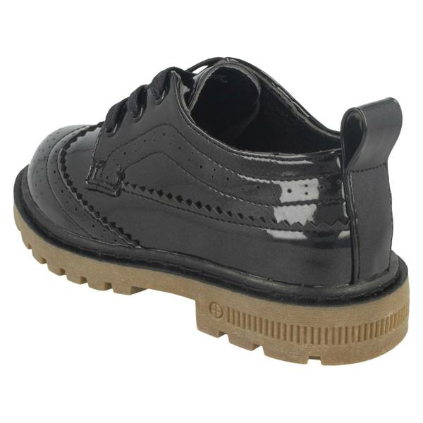 Spot On Girls Spot On Lace Up Brogue Shoes