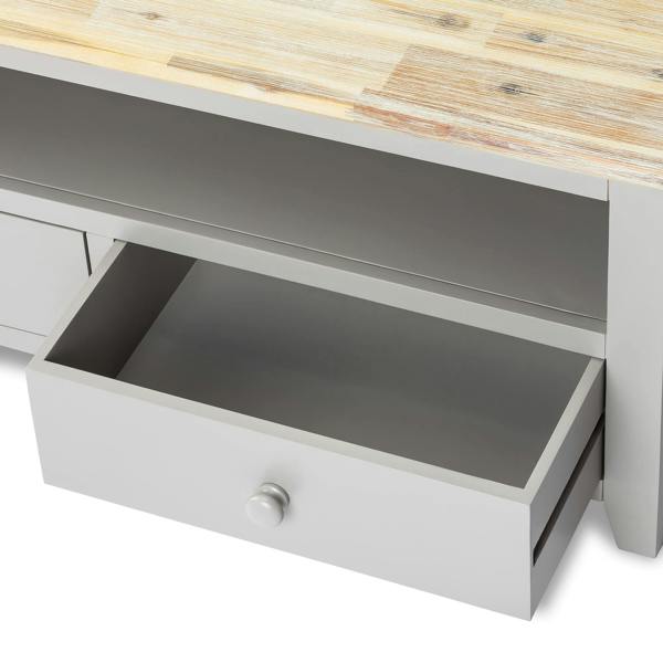 Statement Furniture Florence Wooden TV Stand With 2 Drawers and Shelf