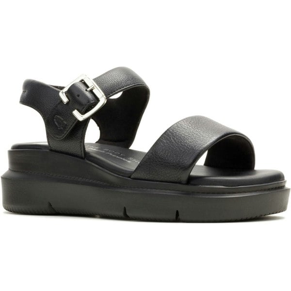 Hush Puppies Uplift Leather Women's Black Sandals