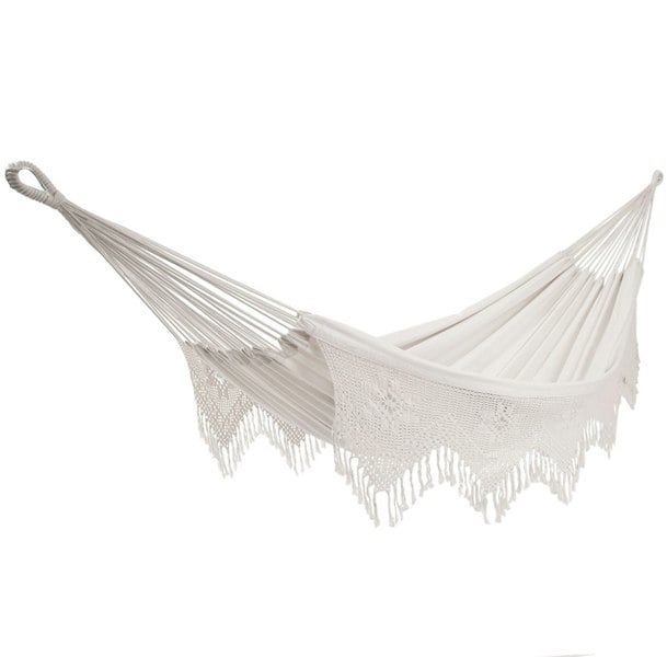 Vivere Brazilian Style Double Deluxe Hammock (Natural)