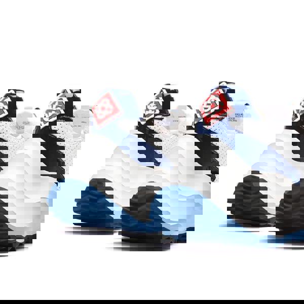 Casablanca Atlantis Navy Detail White Shoes