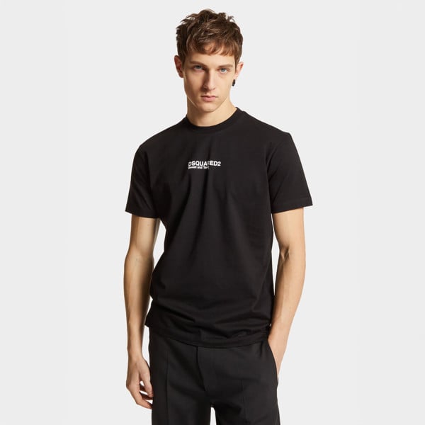 Dsquared2 Sweat and Tears Logo Cool Fit T-Shirt - Black