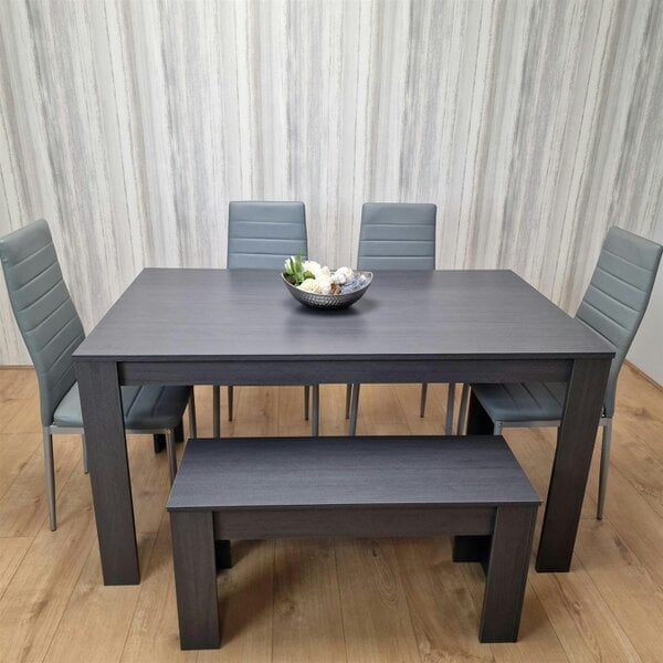 Kosy Koala Dining Table Set with 4 Chairs and a Bench Dining Room and Kitchen table set of 4