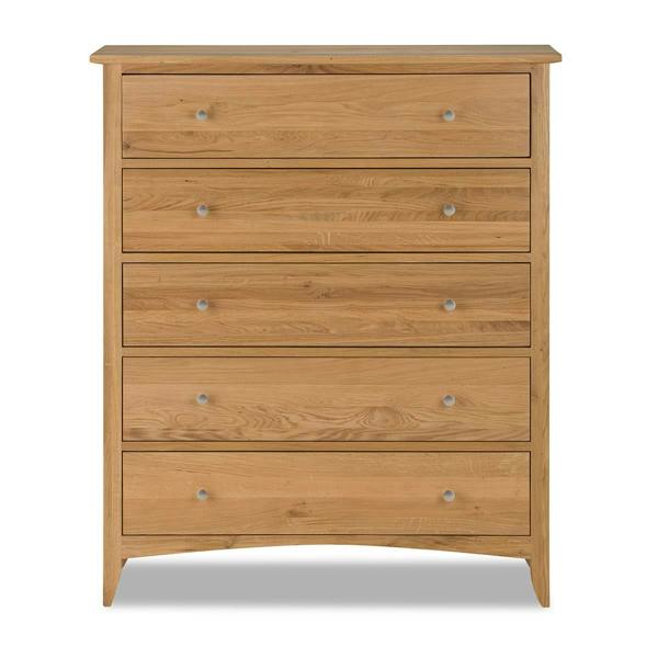 Statement Furniture Edward Hopper Large Chest of Drawers 5 Drawer Modern Wooden Storage