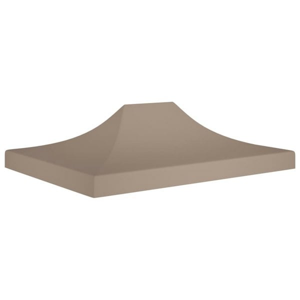 Berkfield Party Tent Roof 4.5x3 m Taupe 270 g/må_