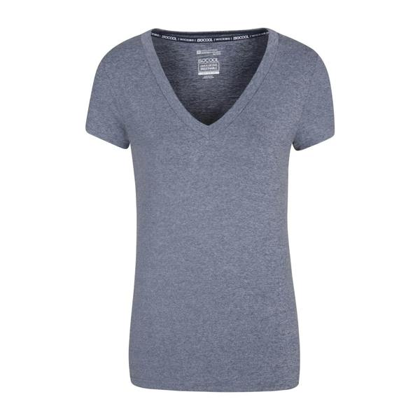 Mountain Warehouse Womens/Ladies Vitality V Neck T-Shirt - Navy - 