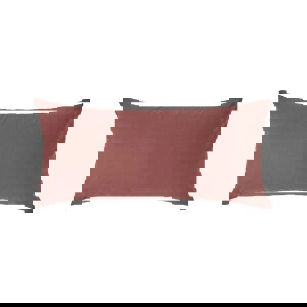 HOMESCAPES Crisp & Cool 200 TC Egyptian Cotton Percale Housewife Pillowcase, European Size