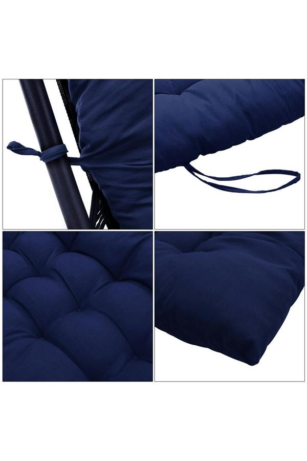 Living and Home 110cm x 40cm Thick Soft Comfortable Chaise Lounge Chair Cushion