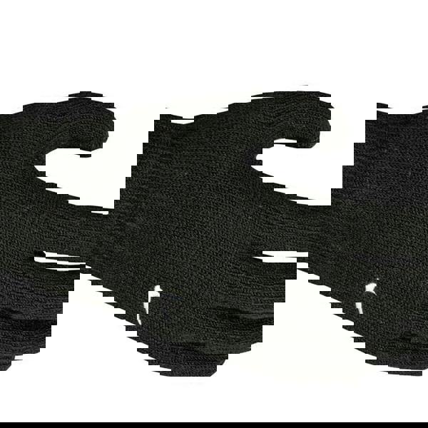 Nike Childrens/Kids Knitted Swoosh Winter Gloves - Black/White - 