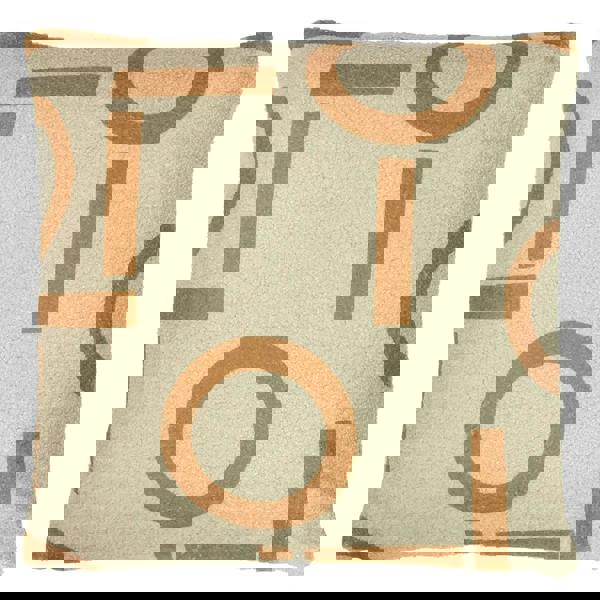 Furn Circa Shearling Square Cushion Cover - Ginger