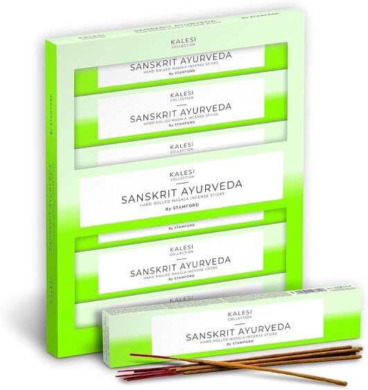 Kalesi Collection Sanskrit Ayurveda Incense Sticks Pack of 6