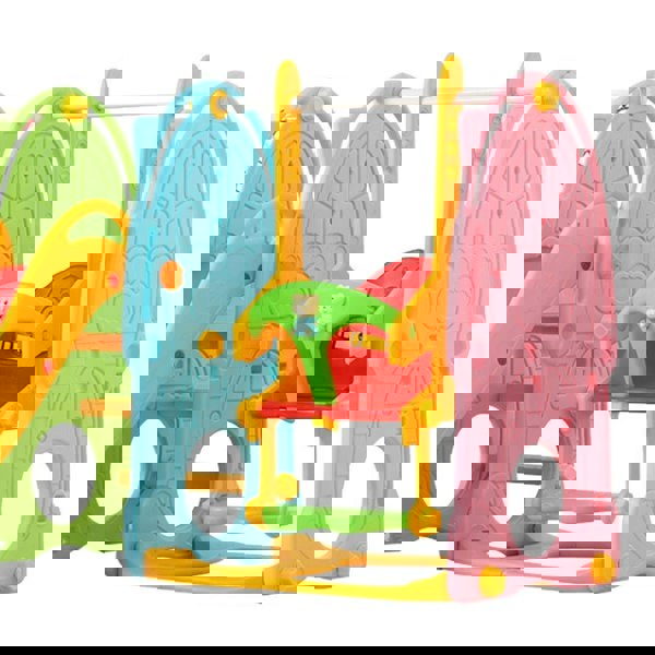 Colourful Toddler Swing and Slide Playset Indoor Outdoor Living and Home