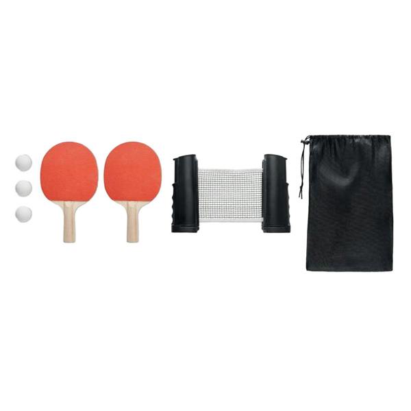 MidOcean Ping Pong Table Tennis Set - Black - 