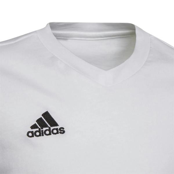Adidas Childrens/Kids Entrada 22 V Neck T-Shirt - White - 