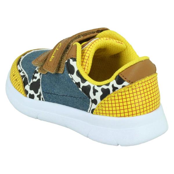 Clarks Childrens Clarks Hook & Loop Casual Trainers Ath Howdy