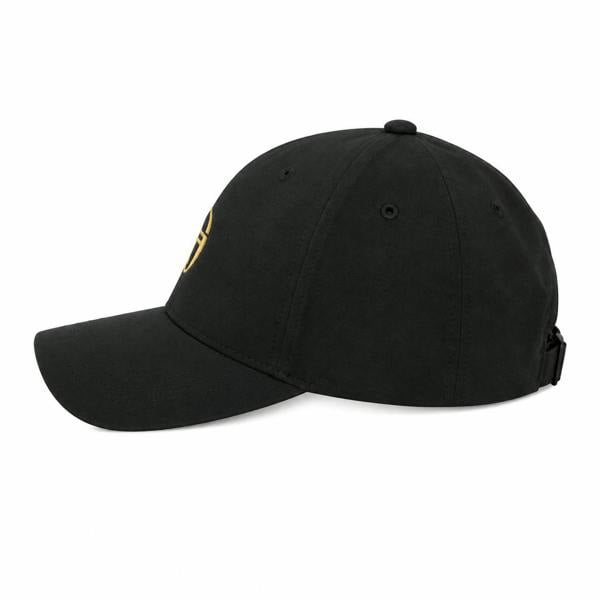 Sergio Tacchini Marz Classic 6 Panel Strapback Cap Black/Gold