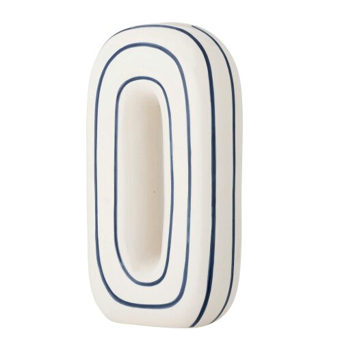 Love Frankie Blue Circles Statement Vase