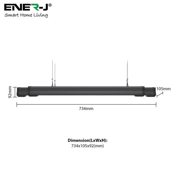ENER-J 150W LED LINEAR HIGHBAY, 150 LM/W, CCT Switchable, 5 Years Warranty