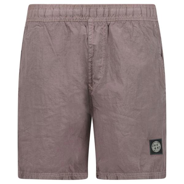 Stone Island Nylon Metal Swim Shorts Purple Grey - chancefashionco
