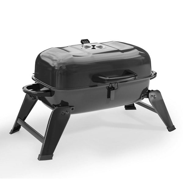 Charcoal Grill 68cm Portable Folding Outdoor Tabletop BBQ Kettle Garden BBQ Grill Living and Home