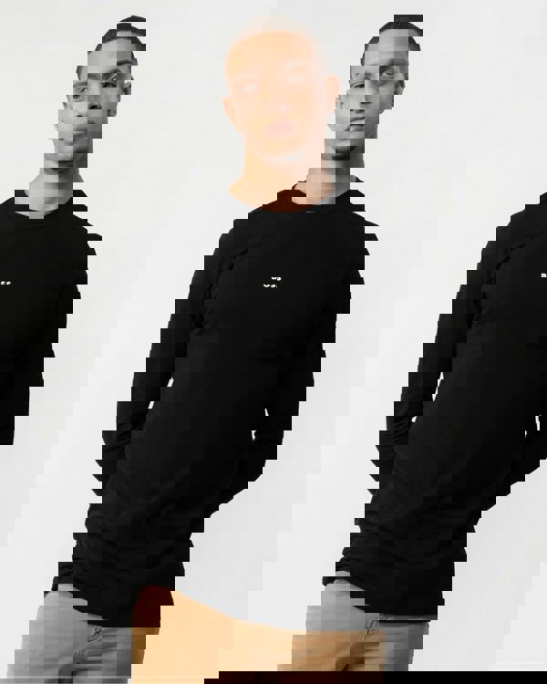 BOSS Orange Tchark Mens Long Sleeve Stretch Cotton T-Shirt