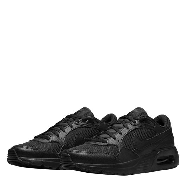 Nike Childrens/Kids Air Max SC Leather Trainers - Triple Black - 