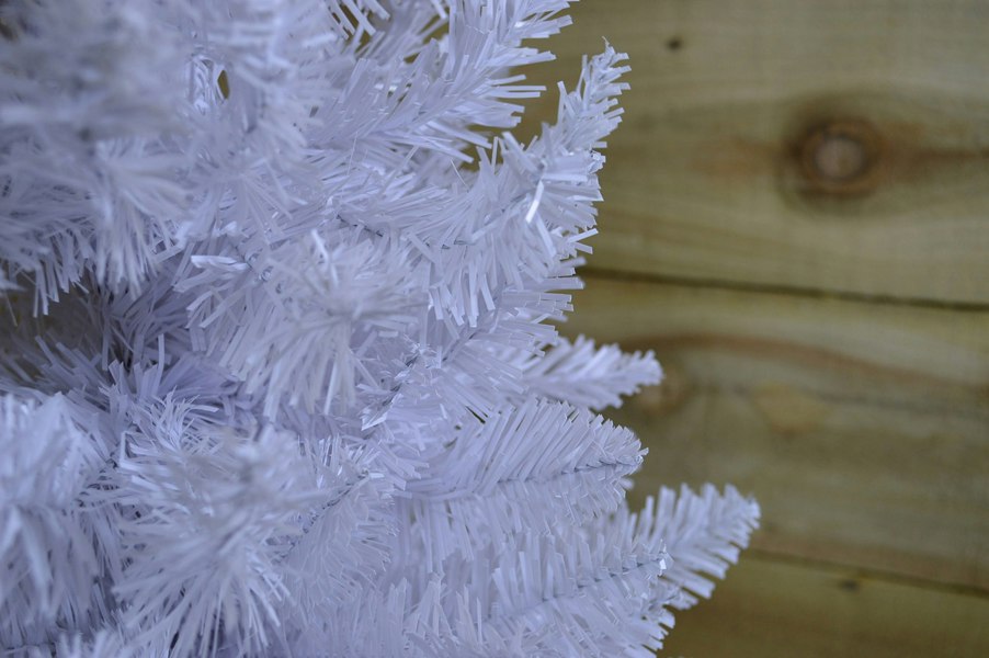 Samuel Alexander 6.5ft (2m) Premier Pencil Style Slim Christmas Tree in White