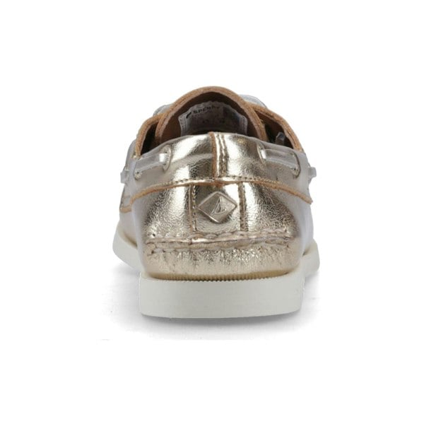 Sperry Authentic 2 Eye Leather Women's Gold Boat Shoes