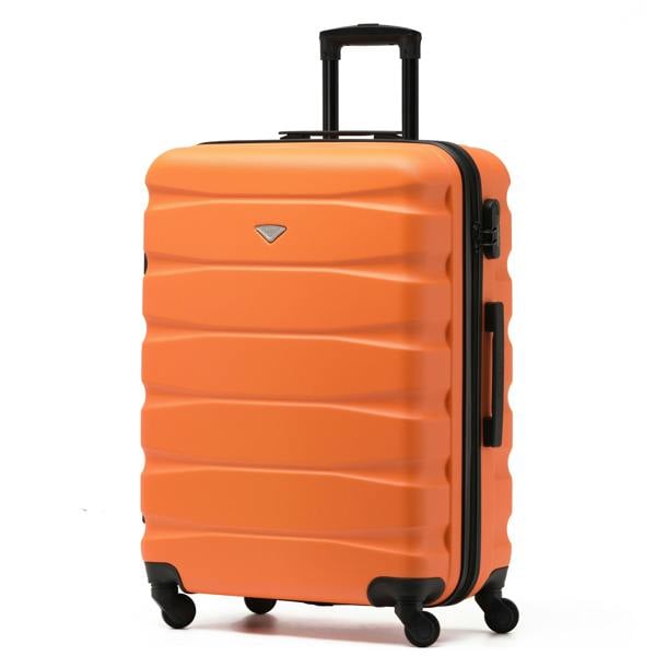 Flight Knight 25" Medium Suitcase Check-in Hold Luggage Hard Shell 4 Wheels TSA Lock