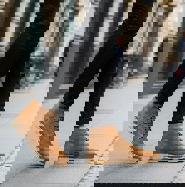 Popps RANGER Mens Desert Boots Cognac