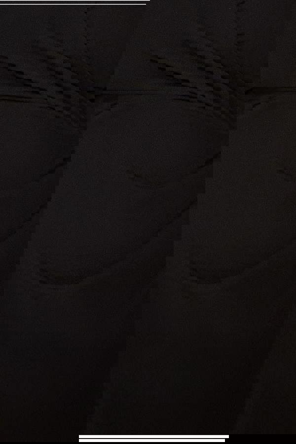 Scuba & Lace Wrap Maxi Dress - Black DR4366PLUS