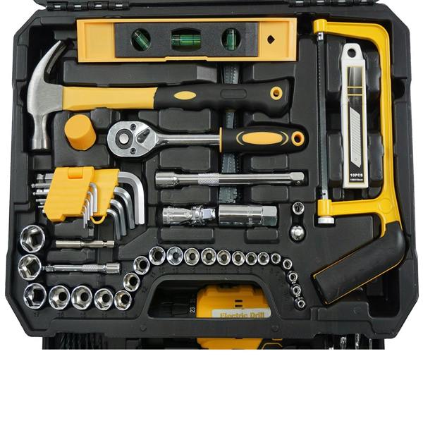 Gr8 Home 233 Piece Professional Tool Kit Cordless Drill Socket Spanner Set Storage Case