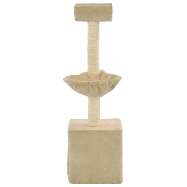 Berkfield Cat Tree with Sisal Scratching Posts 105 cm Beige
