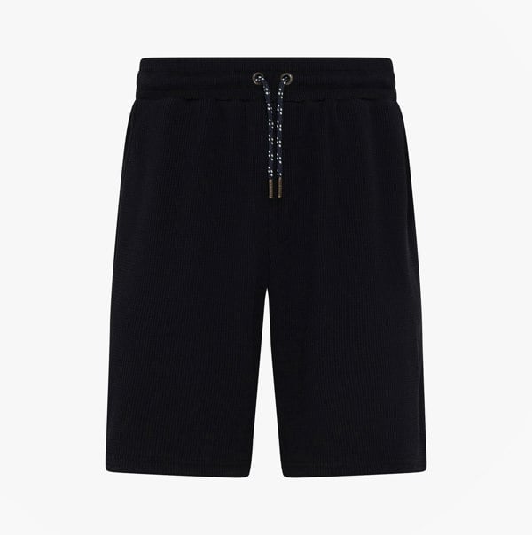 Ted Baker Ted Baker WAFFLE T SHIRT AND SHORT SET Mens Loungewear Black