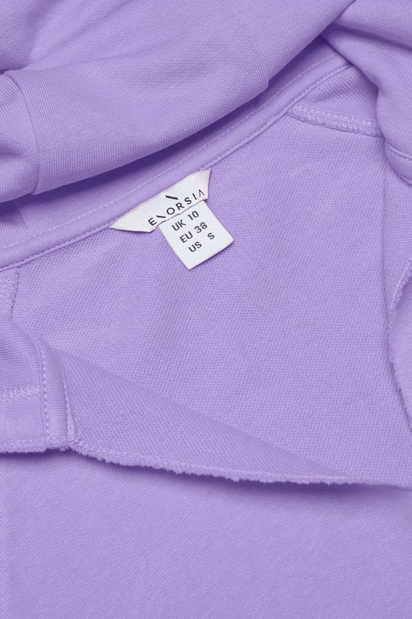 ENORSIA Sleeveless Raw Edge Hoodie