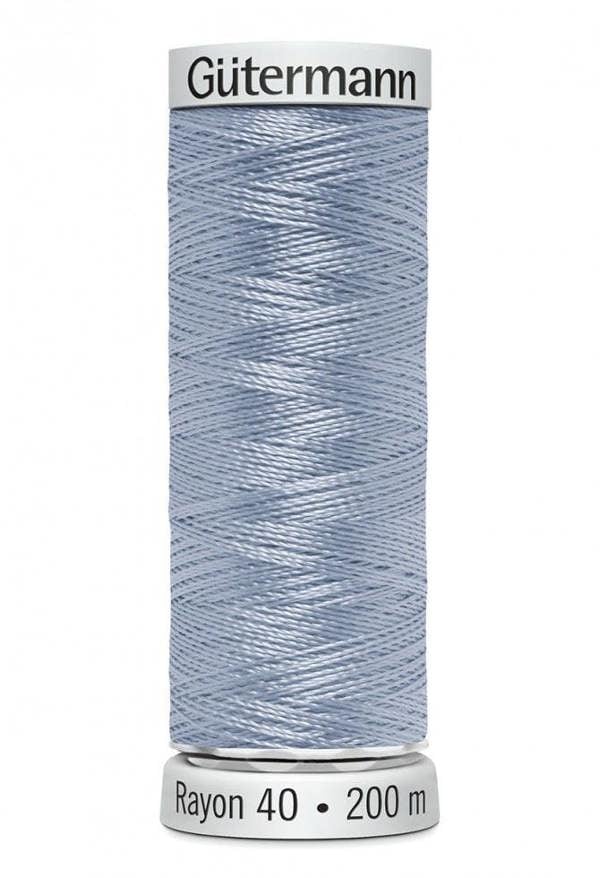 Gutermann No 40 Sulky Rayon Embroidery Thread 200m Rayon Thread Suitable For Embroidery