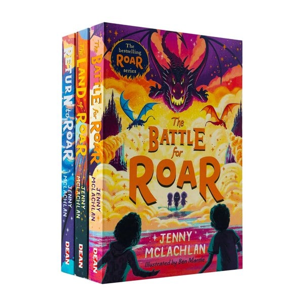 The Land of Roar Series 3 Book Set by Jenny McLachlan, Land of Roar, Return to Roar, Battle for Roar