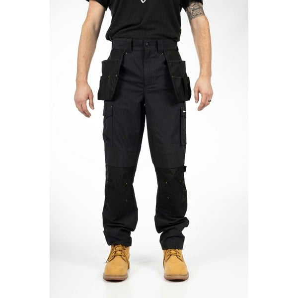 Caterpillar Nexus Holster Stretch Pocket Cotton Men's Outdoor Trousers - Black