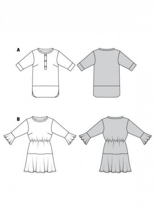Burda Sewing Pattern 6060 Dresses For Women, 8-18 (34-44) - Easy