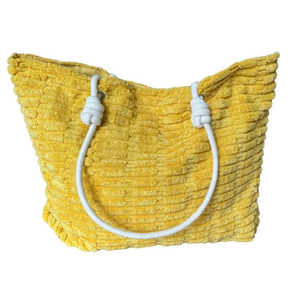 Solis Accessories Extra Large Towelling Beach Tote Bag – 52 x 40 x 12 cm