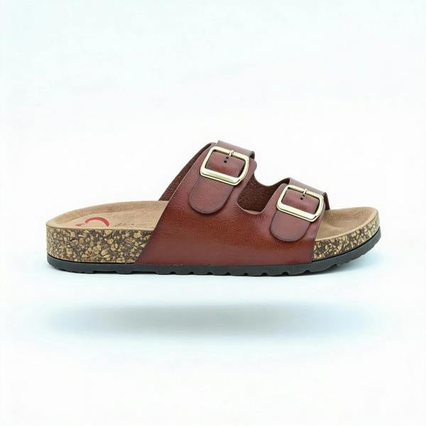 Heavenly Feet HARMONY2 Mules Sandals in Red