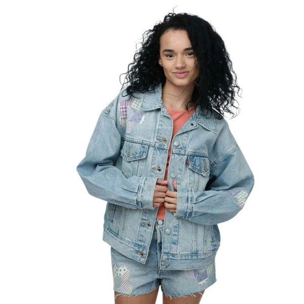 Levis Womens/Ladies 90´s Trucker Jacket - Light Blue