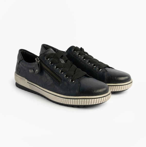 Remonte D0700-15 Womens Leather Causal Shoes Blue