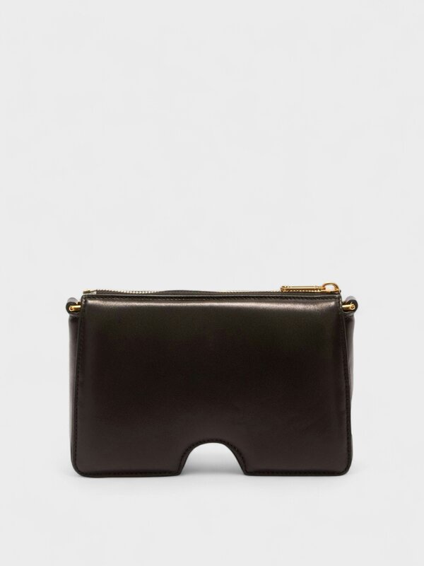 Off-White Burrow Zipped Pouch Black - Womens