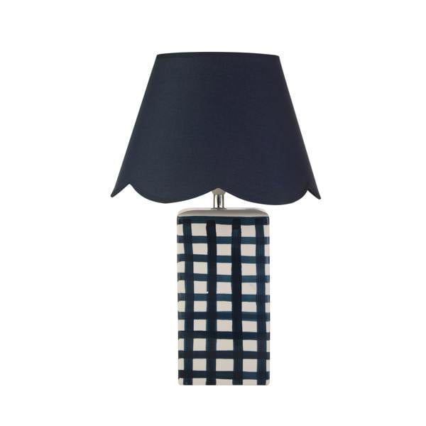 Lighting Collection Gingham Table Lamp