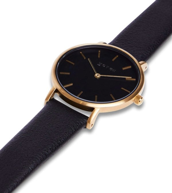 Votch Gold & Black with Black Watch | Petite