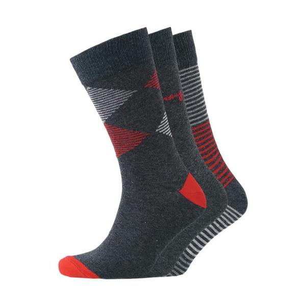 Money Mens Signature Socks (Pack of 3) - Black - 